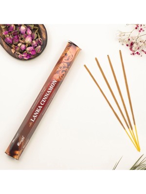 Sri Lanka Tarçın Aromalı Doğal Premium Çubuk Tütsü