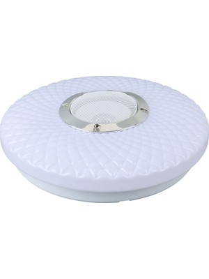 Powermaster PM-27329 Beyaz 30*6 cm 24 Watt Bluetooth Hoparlörlü Tavan Aydınlatma (AL-BL302) Tornavida Hediyeli