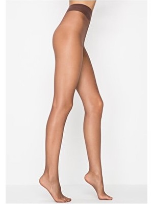 Penti Mürdüm Renk İnce Parlak Fit 15 Likralı Külotlu Çorap Poliamid Malzeme Düz Desen Kadın İçin