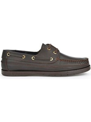 , Hakiki Deri Erkek Günlük Ayakkabı 141423Z291 Kahve