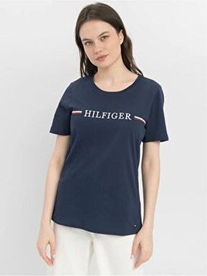Tommy Hilfiger Bobo T-Shirt Kız Çocuk için Kısa Kol Nefes Alan %100 Pamuk Regular Fit