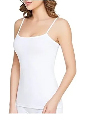 Tutku Keyal Kadın Ip Askılı Atlet 6lı Dokuma Kumaş ile Rahat ve Nefes Alabilir