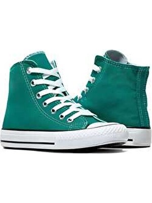 Lideral Kadın Yeşil Keten Spor Ayakkabı Düz Taban Bağcıklı Tasarım ile Günlük Kullanım İçin