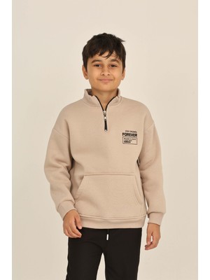 Toontoy Erkek Çocuk Forever Baskılı Sweatshirt