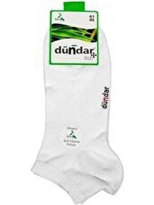 Dündar Kadın 6'lı Bambu Patik Çorap Düz Desen Yumuşak Dokuma ile Gün Boyu Konfor
