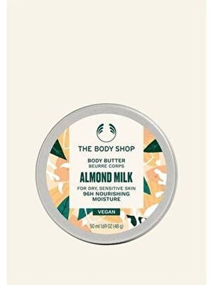 The Body Shop Almond Milk Vücut Nemlendiricisi 50 ml Vegan Etkili Hassas Ciltler İçin Bakım