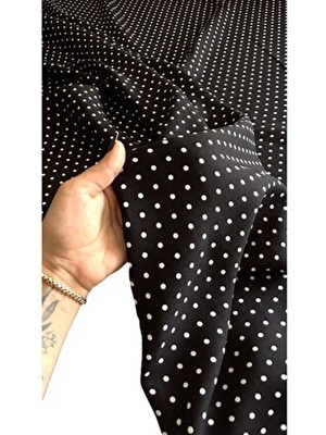 EN150 X100 Puantiyeli Viskon Kumaş Elbiselik , Şalvarlık , Eteklik , Bluz ve Dökümlü Pamuklu Reg