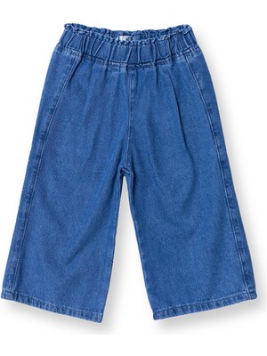 Hellobaby Kız Bebek Denim Pantolon Reçme Paça