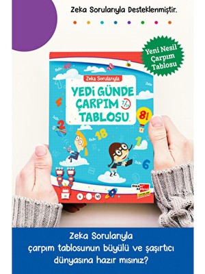 Dikkat Atölyesi Yayınları Yedi Günde Çarpım Tablosu 7/24 6 - 8 Yaş İçin
