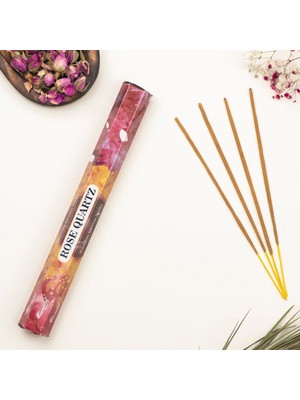 Aromatika Pembe Kuvars Aromalı Premium Çubuk Tütsü