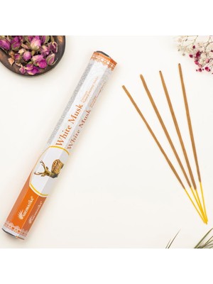 Aromatika Beyaz Musk Aromalı Premium Çubuk Tütsü