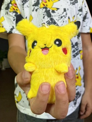 Pikachu Figürlü Peluş Anahtarlık 10-12 cm