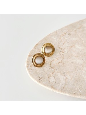 Connell Gold Çelik Küpe