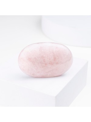 Pembe Kuvars Doğal Taş Masaj Sabunu