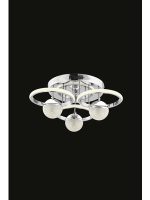 Vera 3 Toplu Halkalı Modern Plafonyer LED Avize