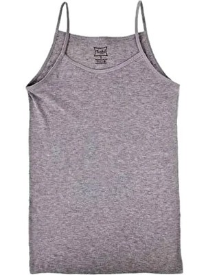 Kadın 3'lü Paket Pamuklu Ribana Ip Askılı