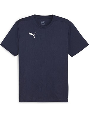 Puma Teamfinal Training Jersey Erkek Futbol Antrenman Tişörtü 65855706 Lacivert