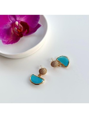 Stagno Doğal Taş Küpe