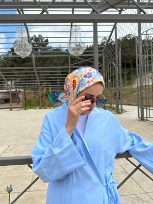 Bloom Desenli Eşarp Bebemavi