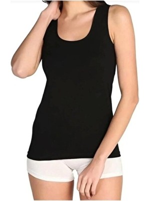 Tutku Kadın Ribana Kalın Askılı Atlet 6'lı Yazlık Kullanım İçin Rahat Kesim Esnek Kumaş