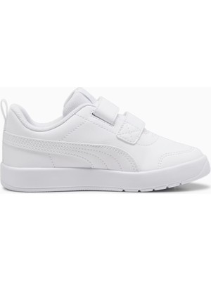 Puma Courtflex V3 V Ps Ortopedik Beyaz Çocuk Spor Ayakkabı 39764202