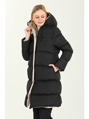Çift Taraflı Uzun Şişme Mont AC-K50251LNS