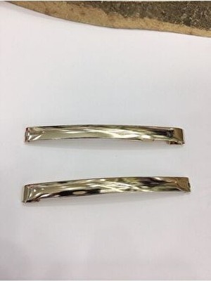 Metal Klasik Saç Tokası 2 Adet