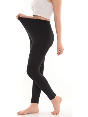 Alstrap Termal Şardonlu Pamuk Termal Tayt Siyah Renkli Dokuma Kumaş Özellikleri ile Rahat Kullanım