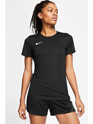 Nike W Dry Park Vıı Jsy Ss Kadın Tişört Siyah Kısa Kol Polyester Günlük Stil Regular Fit BV6728-010