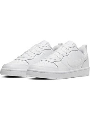 Nike Court Borough Low 2 Unisex Spor Ayakkabı 37,5 Numaralı Nefes Alabilir Yapı ile Koşu ve Yürüyüş İçin İdeal BQ5448-100