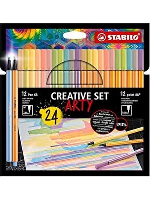 Stabilo Arty Cereative Set 24 Renk Pen + Point 8868/24-1-20