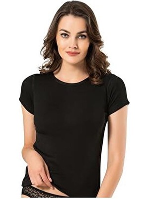 Belirtilmemiş 270 Kadın Kısa Kol Termal Atlet Dokuma Kumaş Özellikli Yaka Tipi ile Rahat Kullanım