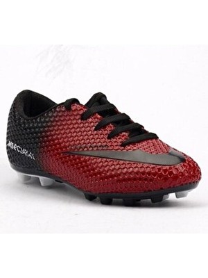 Belirtilmemiş 401 Kırmızı Krampon Çim Erkek Çocuk Futbol Spor Ayakkabı Microfiber Malzeme ile KR1602