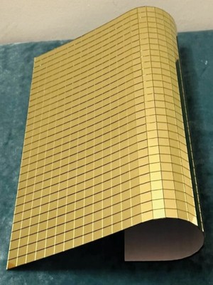 Online Home Market Deyhome Kare  Cam Mozaik Fayans Çıkartmaları El İşi Kare Cam Fayans Kendinden Yapışkanlı Aynalı