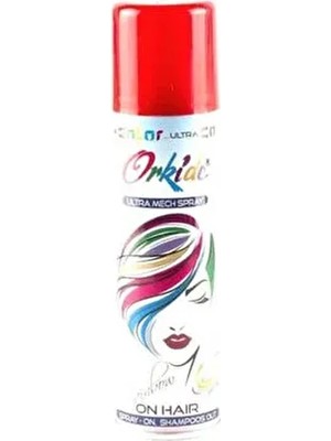 Orkide Renkli Saç Spreyi 150 ml Kırmızı Hacim Verici Etkili Ultra Mekanik Formül