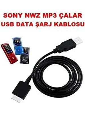 OEM Sony Nwz Mp3 Çalar Player USB Data Şarj Kablosu Uyumlu Marka Sony ile Hızlı Bağlantı
