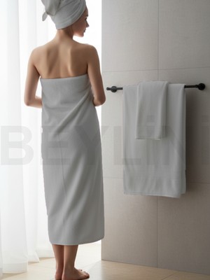 Beylini Banyo Havlu Takımı Yüksek Emici Yumuşak Banyo Hamam Vücut Plaj Havuz Sahil Havlusu Çeyizlik 70X140CM