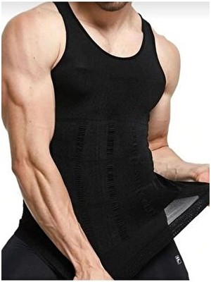 Erkek Atlet Korse Bel Göğüs Göbek Jinekomasti Toparlayıcı Sıkılaştırıcı Dik Duruşa Yardımcı