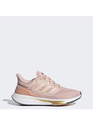 adidas EQ21 Run Kadın Koşu Ayakkabısı Bej Renkli Tekstil Malzeme İle Esnek Ve Konforlu Tasarım