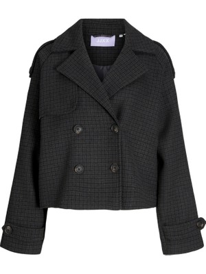 Kadin Kisa Yün Kaban - Elle