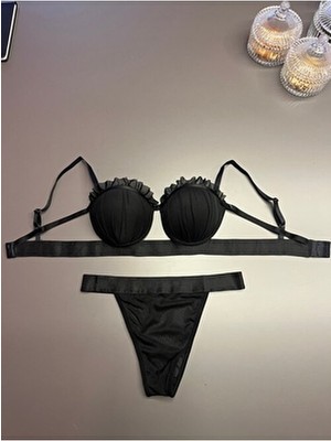 Straplez Istiridye Sütyen Takım