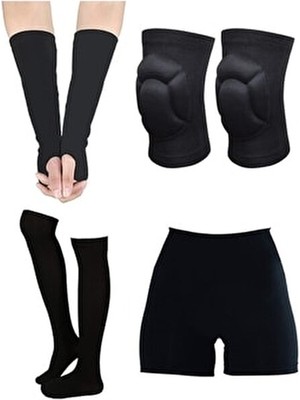 Voleybol Dizliği + Voleybol Taytı + Voleybol Elliği + Voleybol Çorabı 7 Parça Voleybol Seti Voleybol