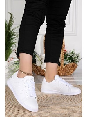 Jump 15306 Kadın Yürüyüş Taban Tekstil Spor Ayakkabı Düz Bağcıklı Tasarım