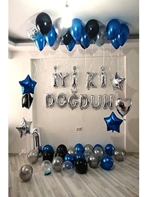 Lech Happyevent Mavi Iyiki Doğdun Set Parti Doğum Günü Eğlence Store New 282146