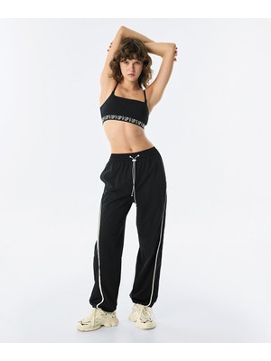 Kontrast Biyeli Straıght Pantolon TW6250003159001