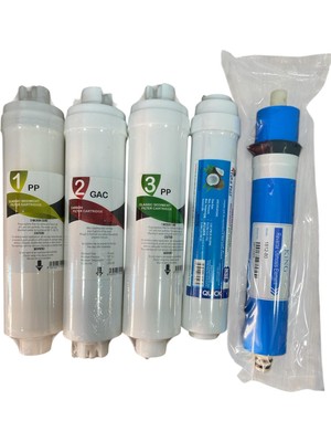 NSF Su Arıtma Filtresi Ekonomik Çift Sediment Filtre Seti 