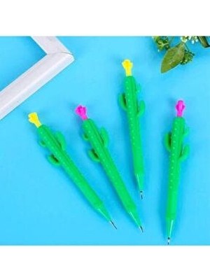 Versatile Kaktüs Figürlü 0.7 mm Versatil Uçlu Kalem Turuncu Renkli Mekanik Kalem
