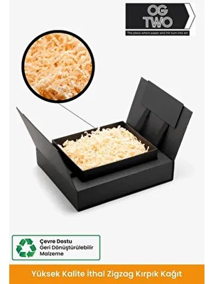 Premium Zig Zag Kırpık Kağıt Hediye Kutusu Süsleme Için Dolgu Pelur Kırpıntı 50 gr Kağıt Krem