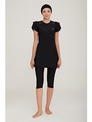 Adesea Kadın Kısa Kollu Taytlı Tesettür Mayo