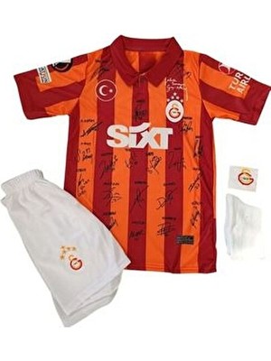 Galatasaray Isimsiz 100. Yıl Imzalı Çocuk Forması 4 Tü Aet